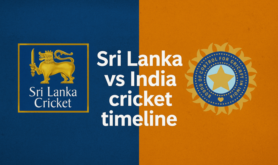 Sri Lanka vs India cricket timeline